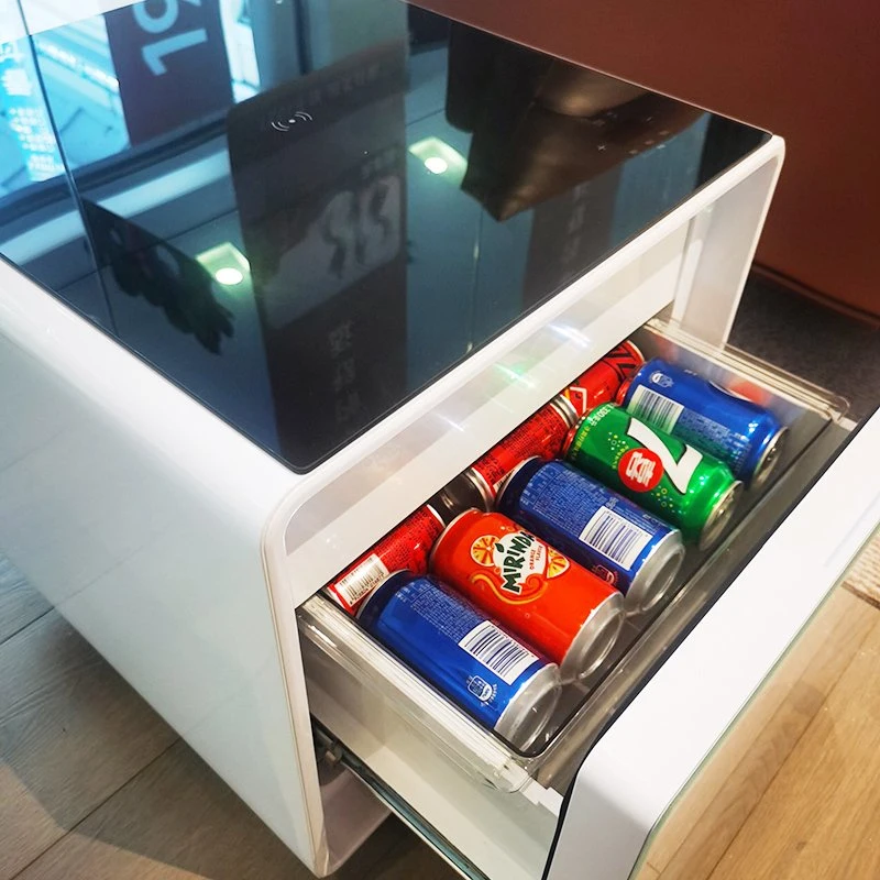 Touch Screen Coffee Table with Fridge