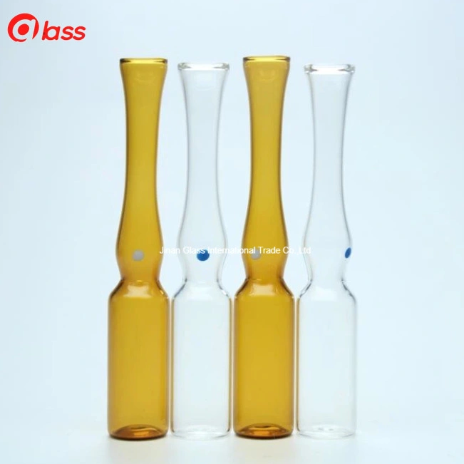 1ml 2ml 3ml 5ml 10ml 20ml Empty Glass Ampoule Clear and Amber Pharmaceutical Glass Ampoule