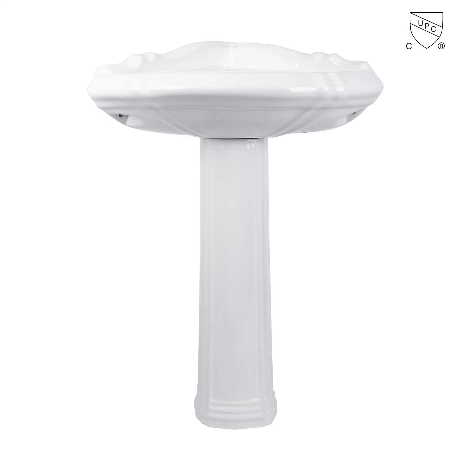 Wholesale Vintage Cupc White Bathroom Lavatory Cloakroom Ceramic Porcelain Triangle Corner Floor-Standing Furniture