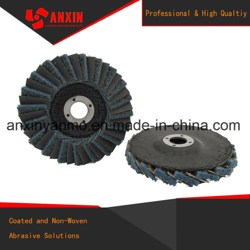 Non-Woven Polishing Disc with Zirconia Abrasive Cloth