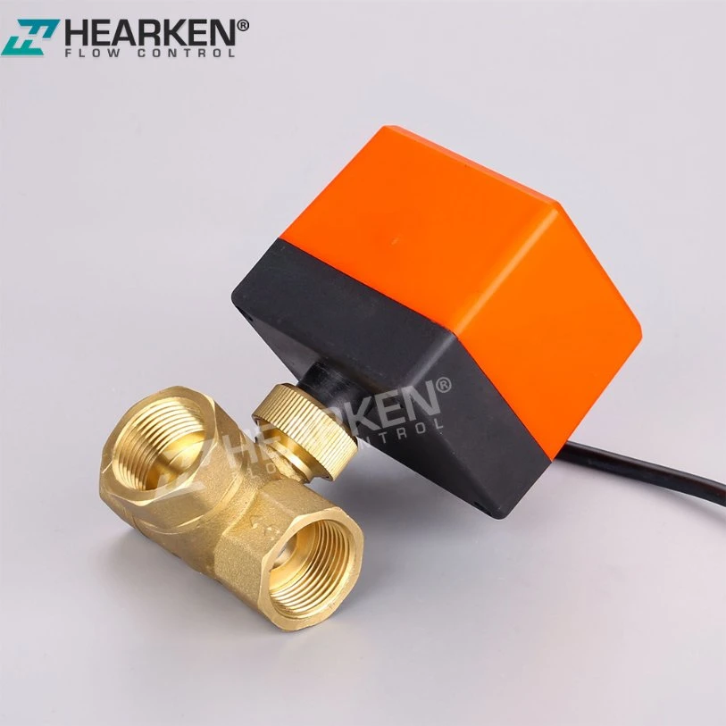 Manufacturer Valvulas Motorizadas 24V 220V DN50 DN203 Way Brass Ball Electric Motor Mini Motorized Control Valve