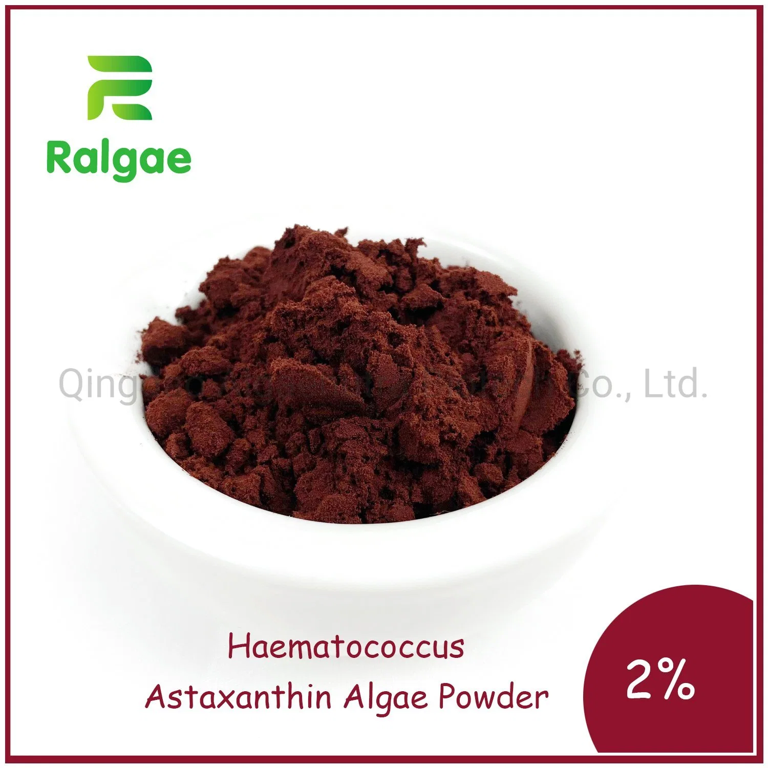 2% Content Pure Microalgae Cracked Cell Astaxanthin Powder for Animal Feed Additive