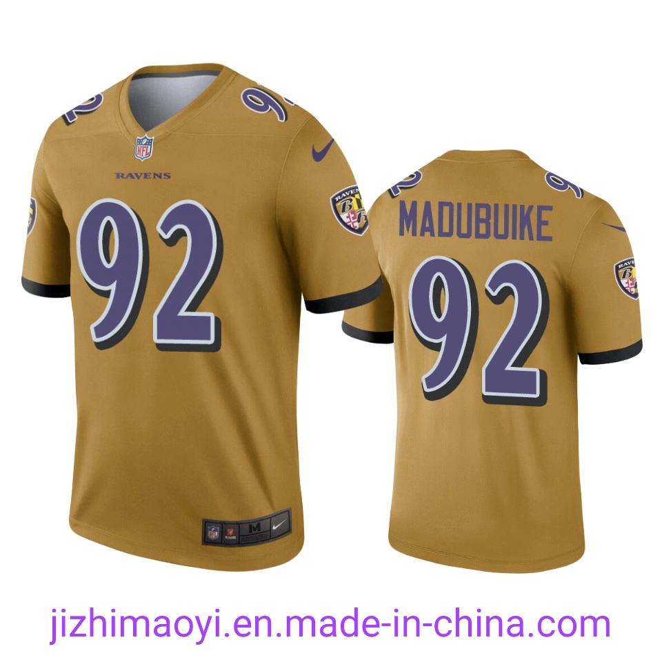 Wholesale/Supplier Custom Ravens Lamar Jackson Ronnie Stanley Marlon Humphrey Justin Tucker Baltimore Football Elite Game Legend Limited Jersey