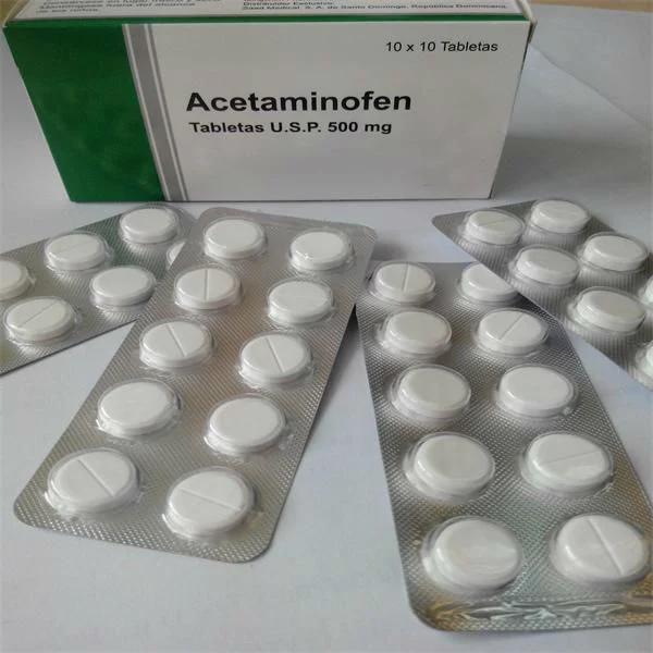 Certificación de GMP tabletas de paracetamol (acetaminofén) (500mg) Bp, USP