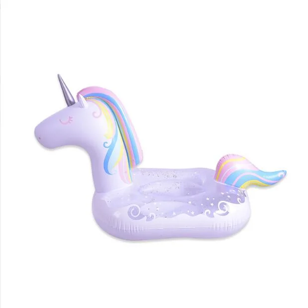 Inflatable Unicorn Children Infant Floating Platform Swimming Ring