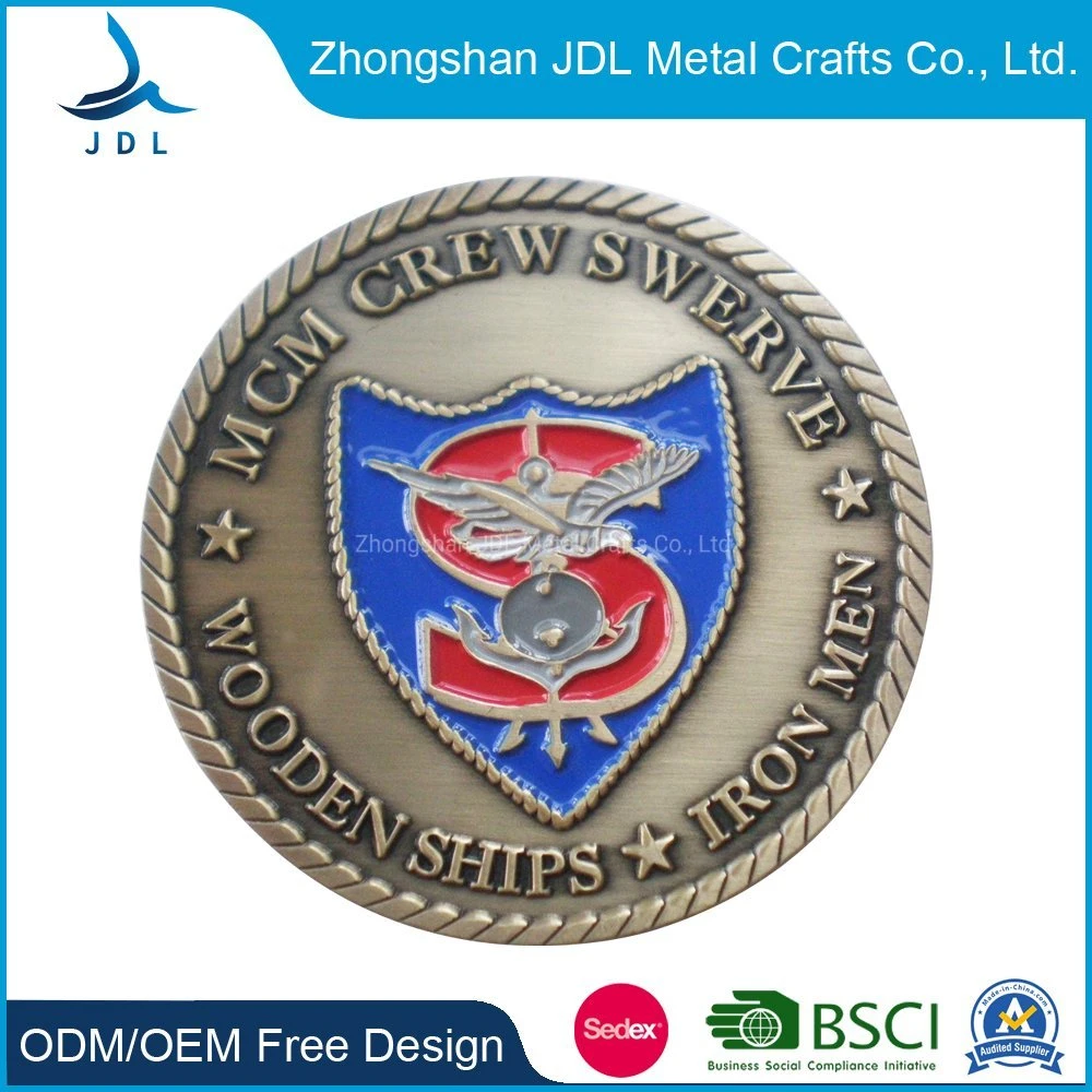 Customized Enamel Football Souvenir Challenge Coin Iron Coins Lock Trolley Coin (121)