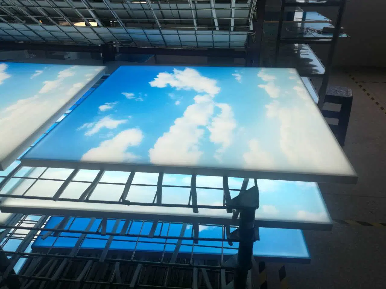 CRI>90 Blue Sky White Cloud Frameless LED Sky Light Panel