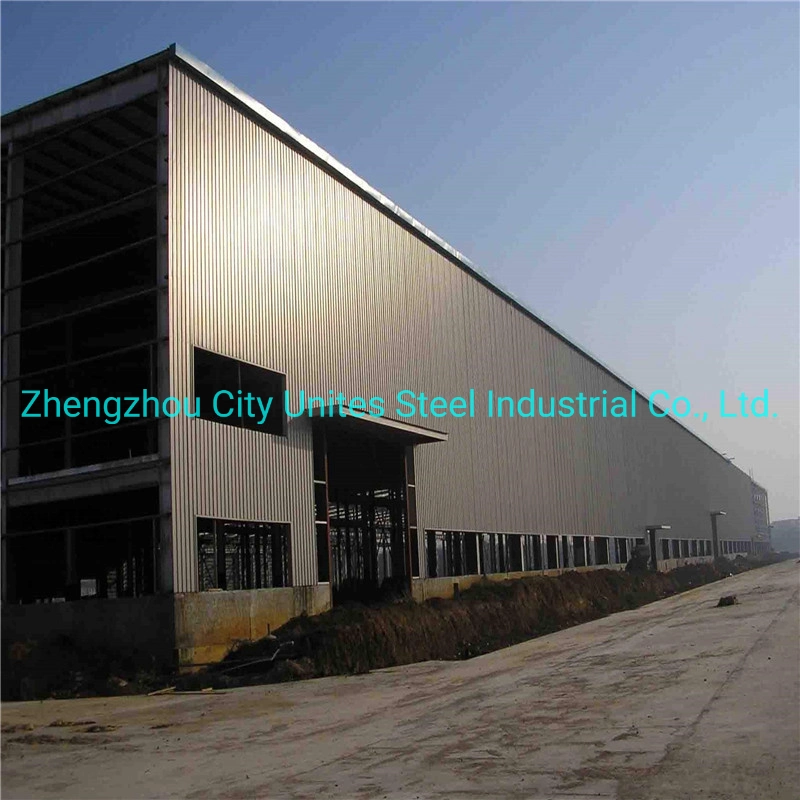 China Industrial Metal Storage Shed Large Span Warehouse for Sale