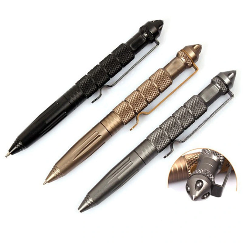 Promotional Self Defense Glass Breaker Tactical Pen with Ball Point Pen