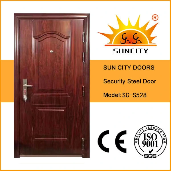 Main Steel Iron Door with Copper Painting (SC-S173)