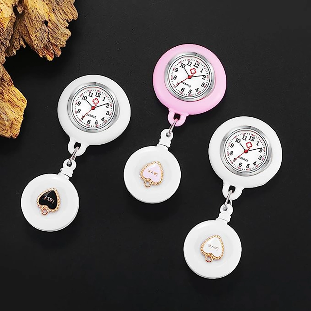 ICEN Cartoon Waterproof Breast Brooch Watch Nurse Pocket Silicone Watch