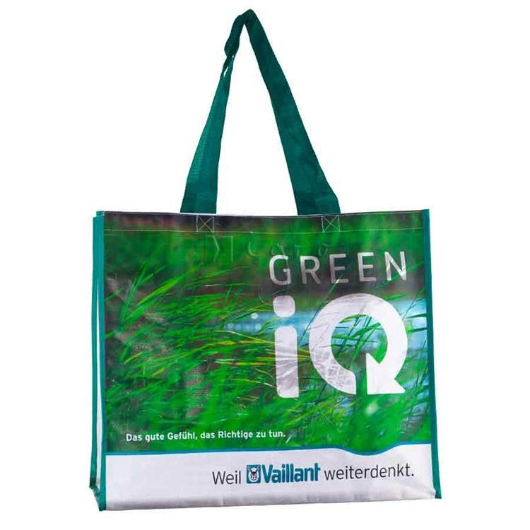 Custom Printed Recycle Foldable PE Woven Lamination PP BOPP Woven Shopping Bags