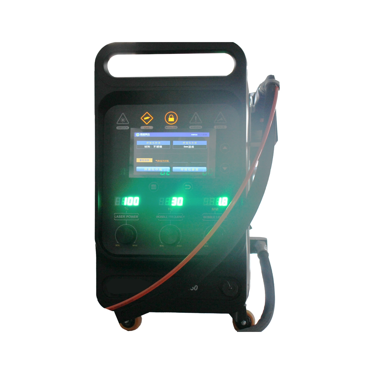 Переносной лазерный сварочный аппарат с воздушным охлаждением Ручной лазерный сварочный аппарат с Заводская цена