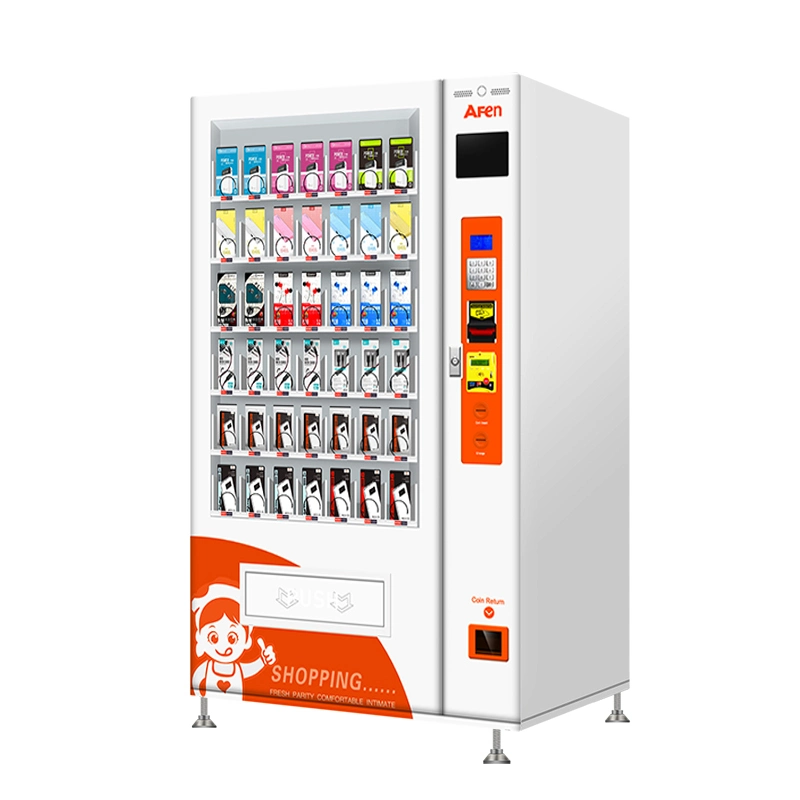 Afen Vending Machine Drop Sensor Coin Mech Beverages Vending Machine for Singapore Dollar