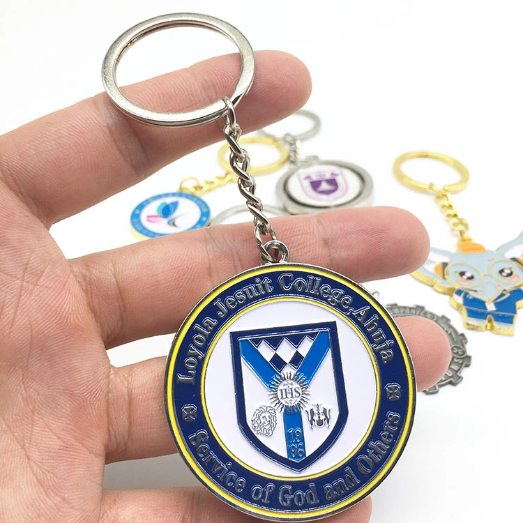 Factory Price Customized High Quality Make You Own Logo Metal Keychain