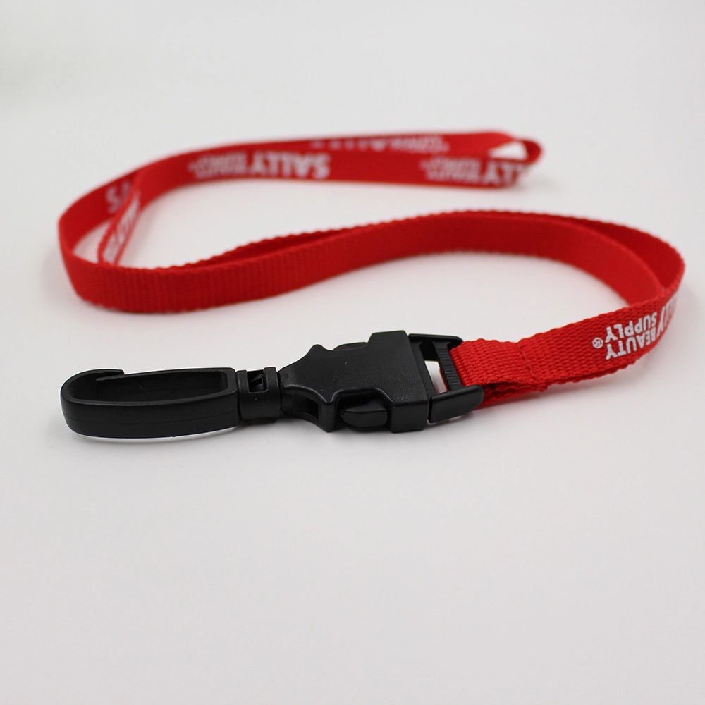 La nueva moda de nylon más barata Lanyards con logotipo personalizado