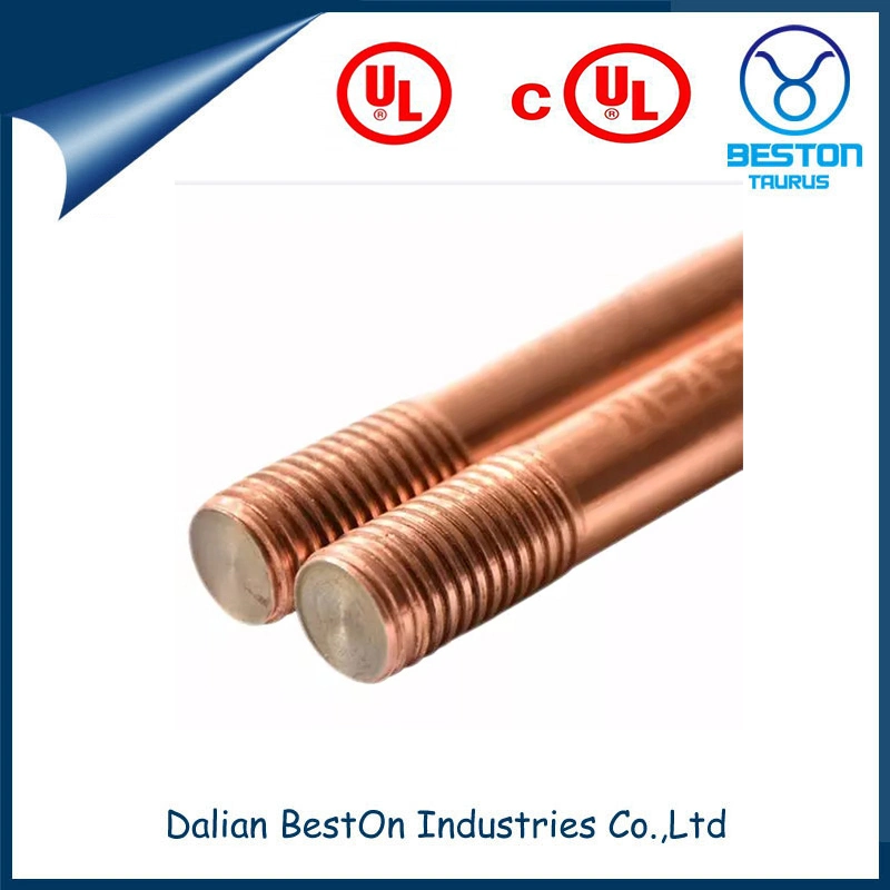 Dalian Beston High quality/High cost performance  Copper Ground Rod Low Price Ground Rod China 3mm-800mm Diameter Ground Rod Manufacturing Sample Available Brass Ground Rod