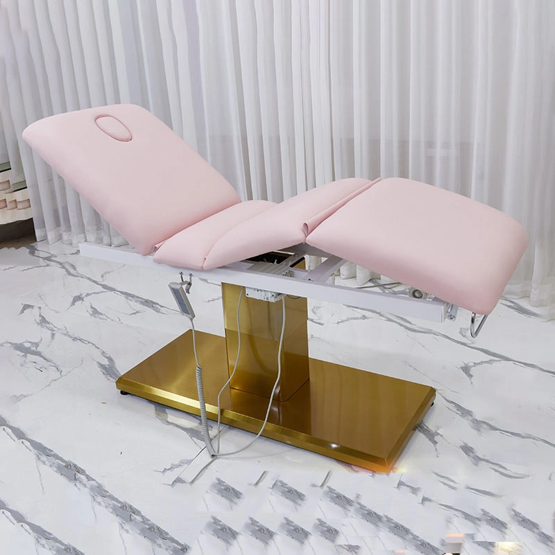 Hot Sale Luxury Electric Cosmetic Bed SPA Beauty Furniture Massage Table