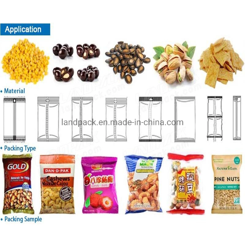 High Speed Granule Pouch Packaging Machine up to 20-100 Bag/Min