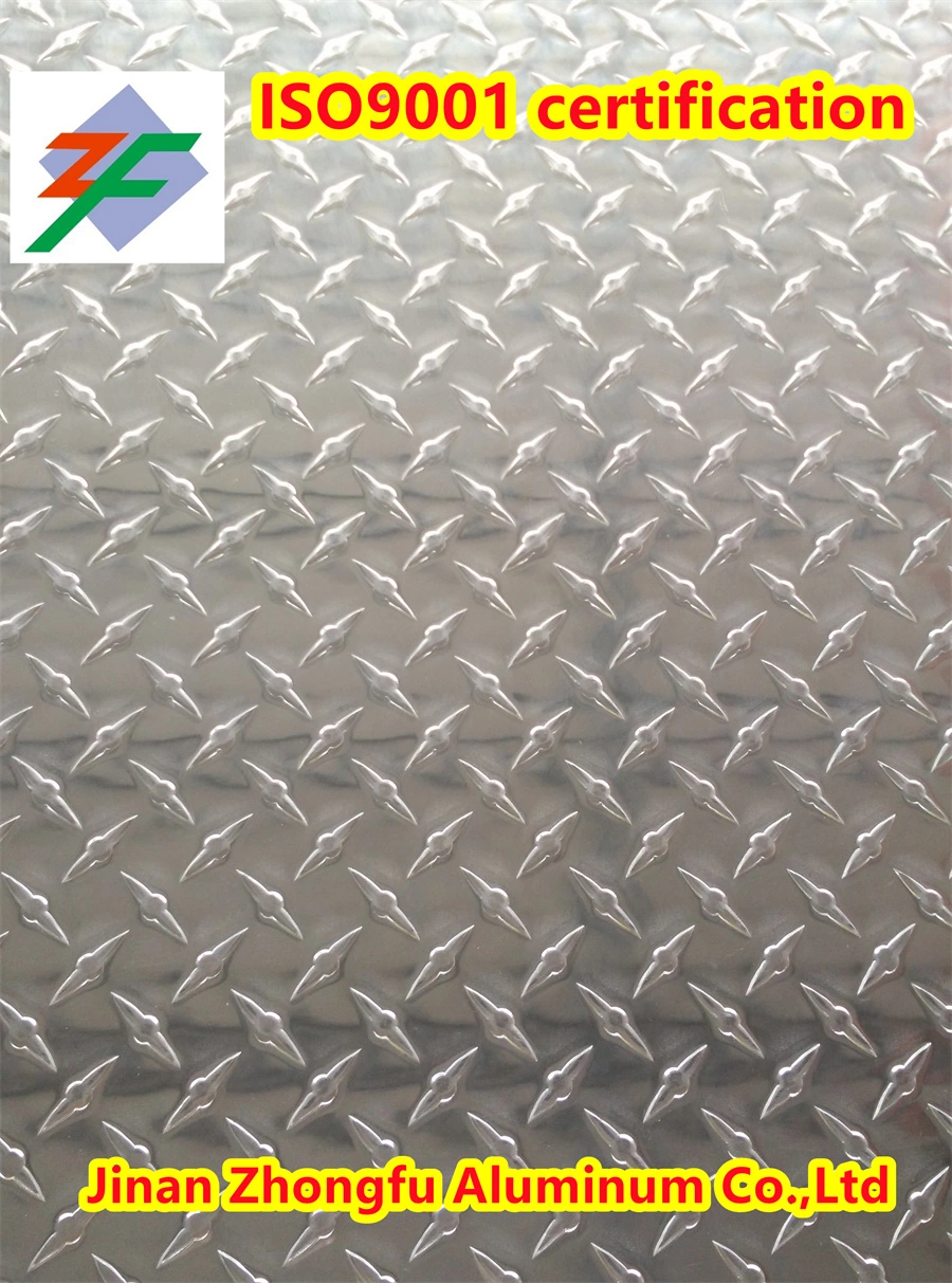 1060 4X8 Painted Decorative Aluminum Diamond Plate Sheet Metal Price