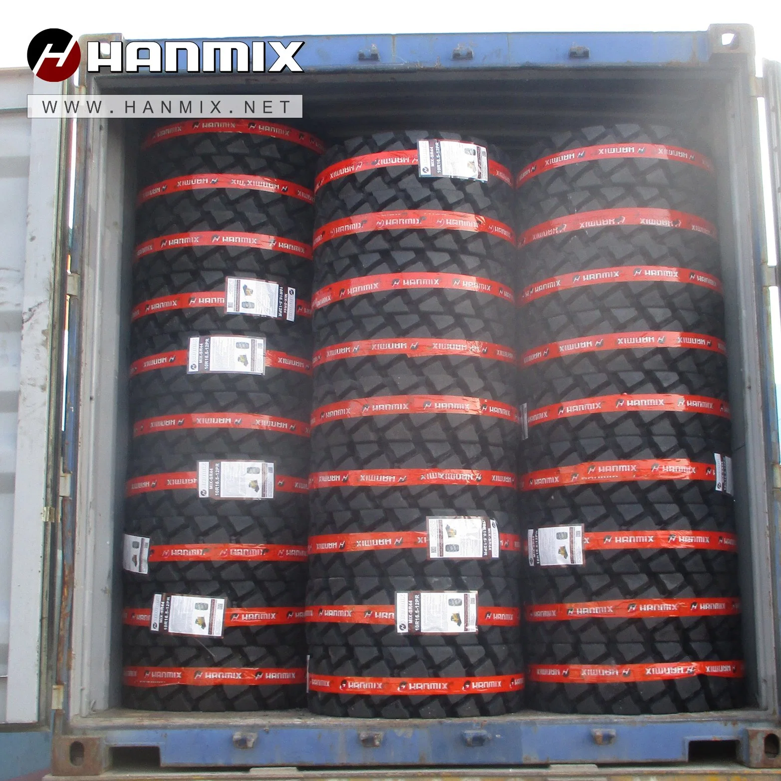 Hanmxi Industrial Tire Otb Mixed Pattern Skidsteer, Aerial Boom Lift, Scissor Lift, Compact Tractor, Front Backhoe 12pr 14pr (10-16.5 12-16.5) Skid Steer Tyre