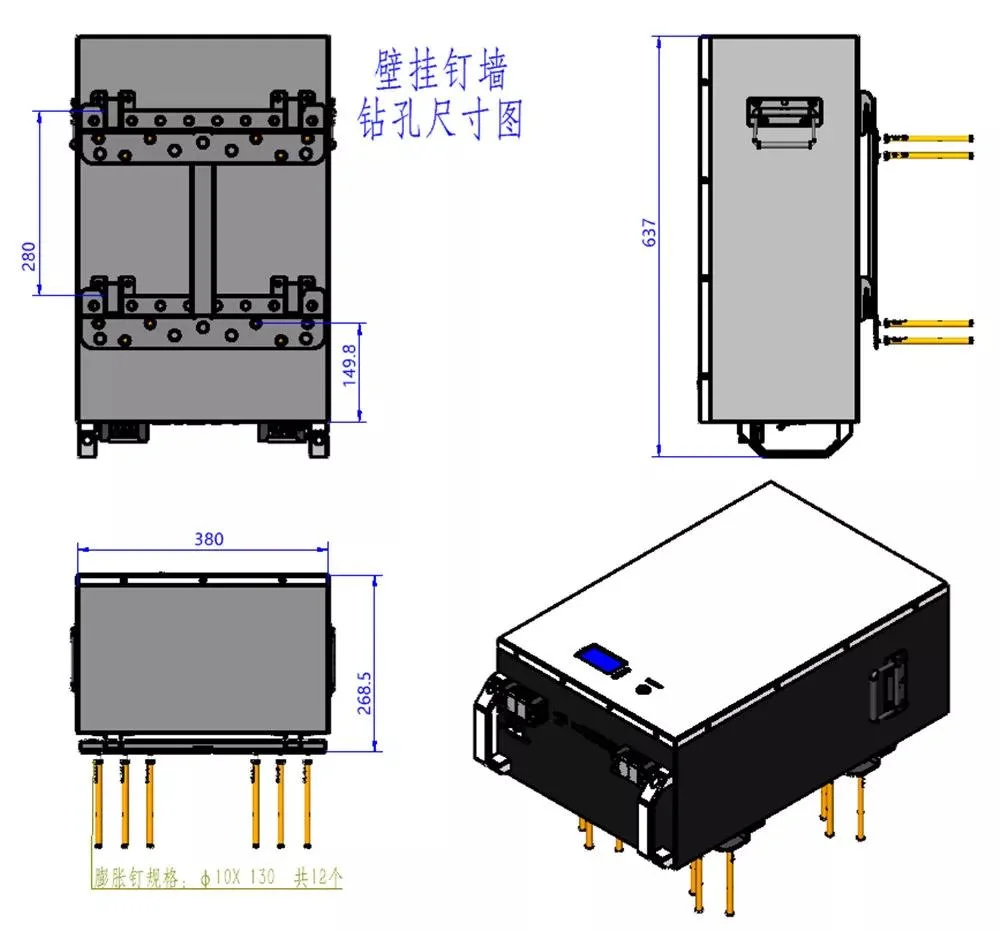 Foshan Rj Energy 51.2V 48V 200ah Powerwall 10kwh Household Energy Storage Customization