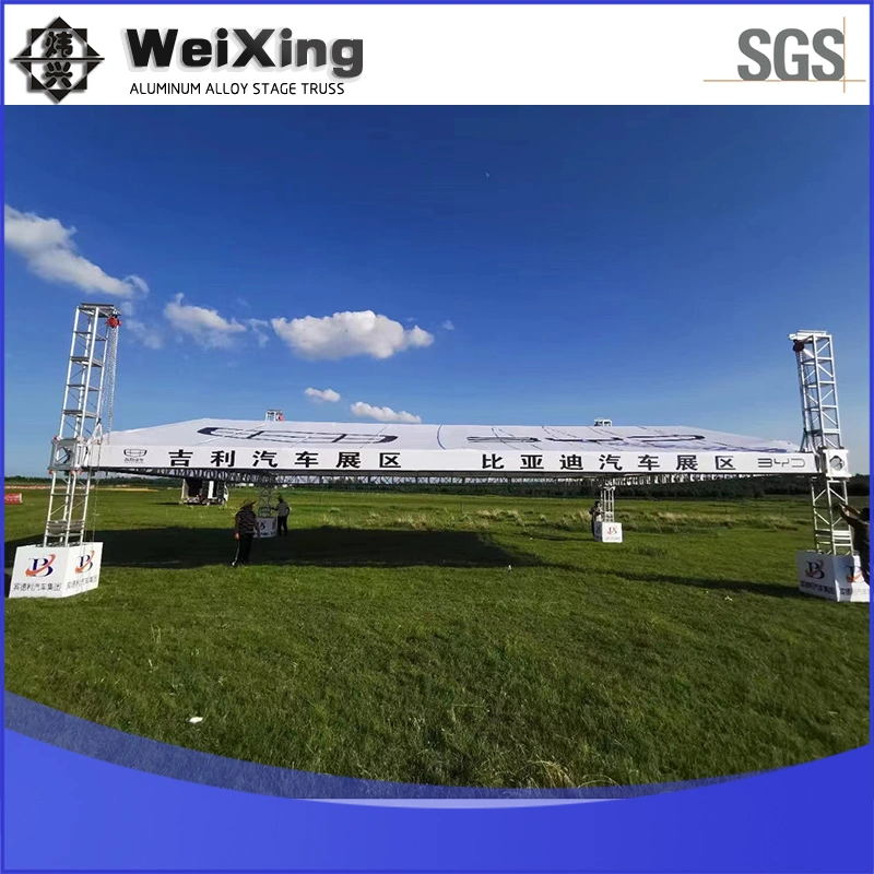 10*10*8m Outdoor Stage Roof Truss Design for Exhibition System