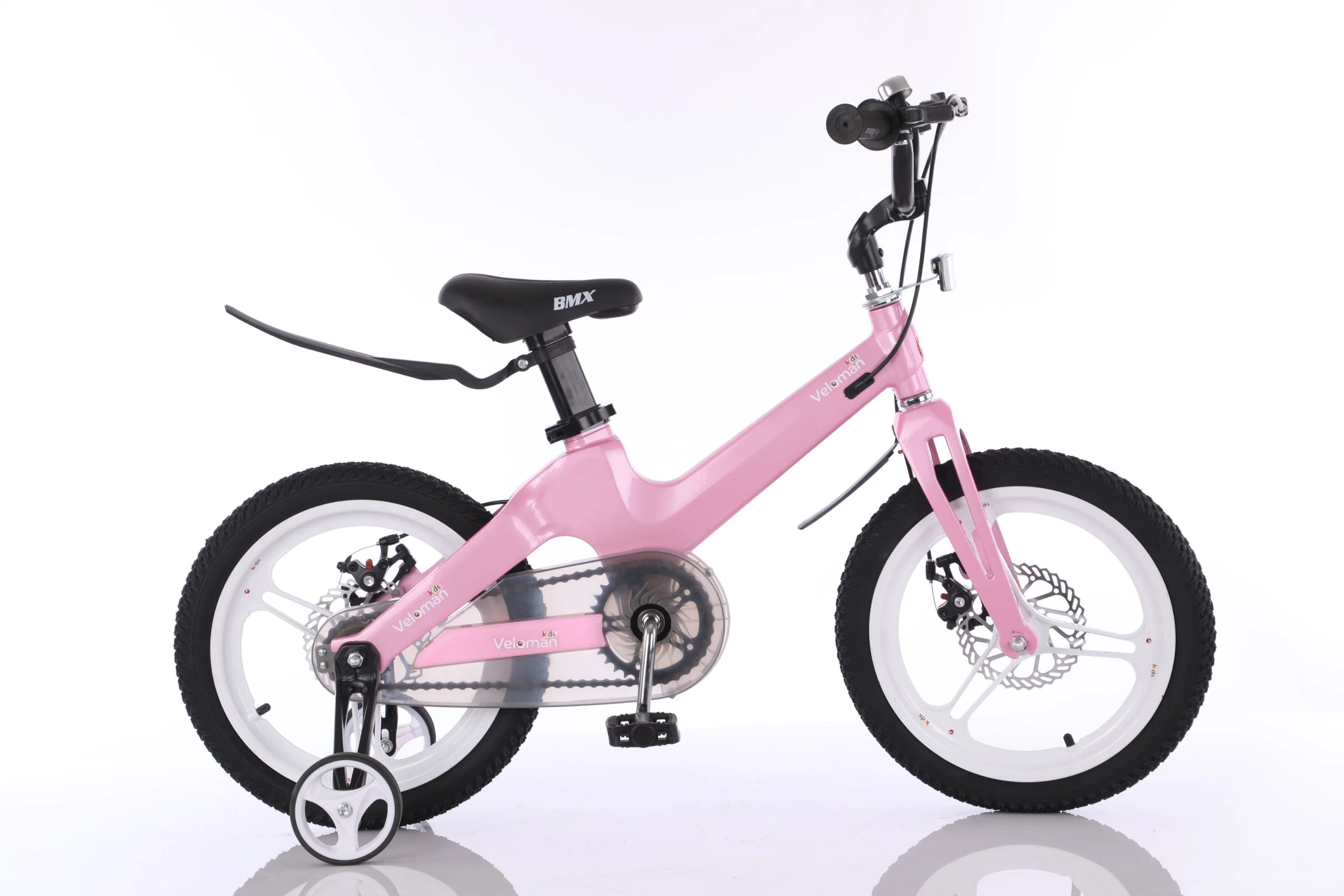 12 Zoll 14 Zoll 16 Zoll 18 Zoll Magnesiumlegierung Integrierte Rahmenradgabel Kinder Kinderfahrrad mit inneren Bremszug für Trainingsräder