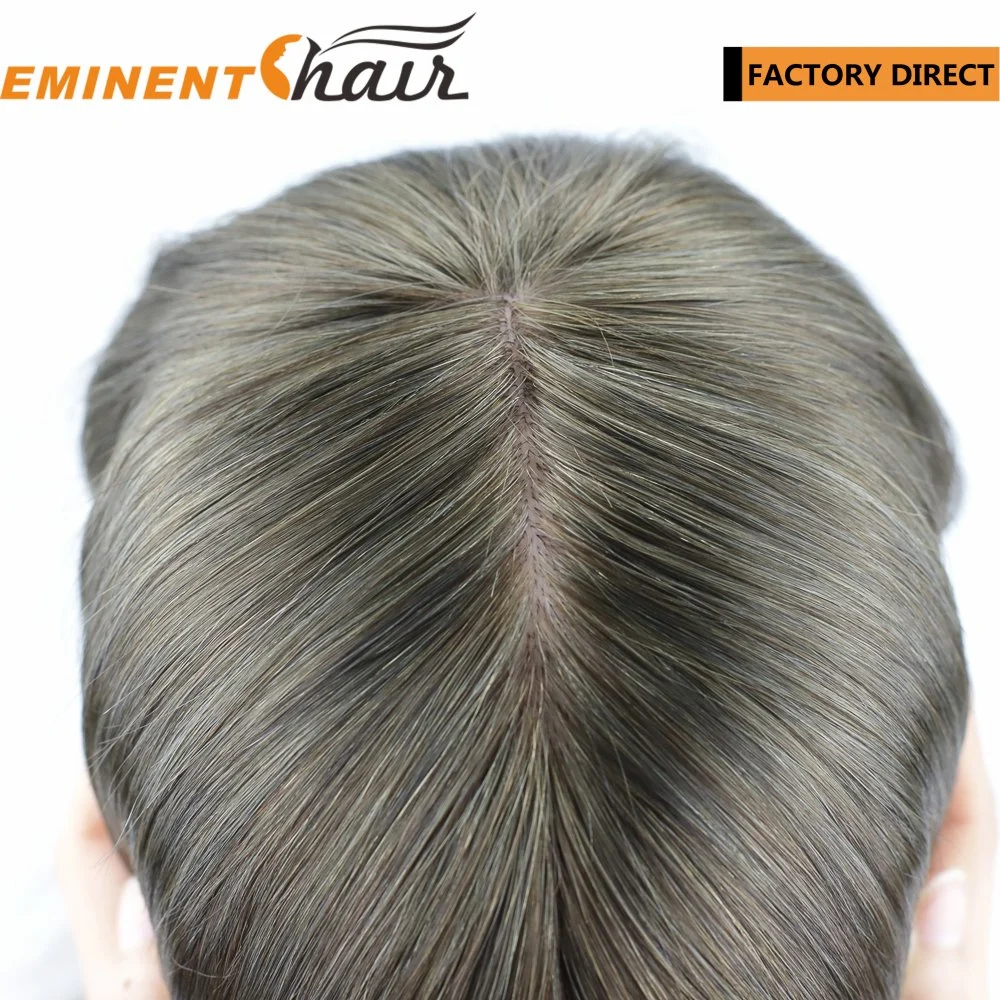 В силу естественного человеческого волоса шелк верхней части Wig для женщин