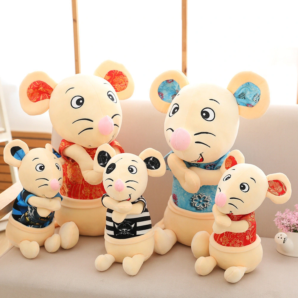 Wholesale/Supplier Stuff Soft Mouse Pillow Cute Plush Mini Mouse Gift for Chinese Mouse Year