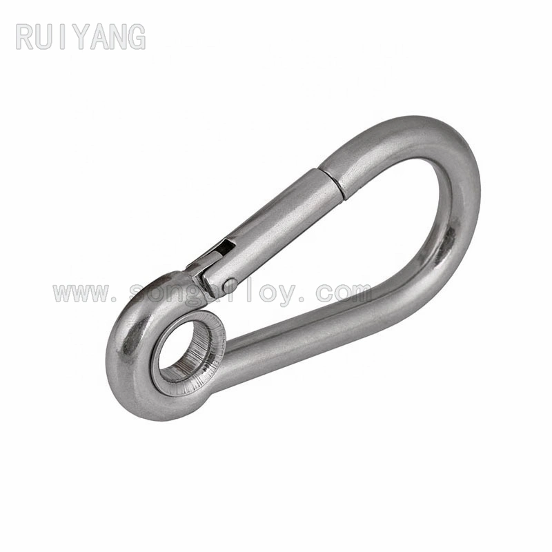 Karabiner-Karabiner Aus Edelstahl Mit Schnapphaken