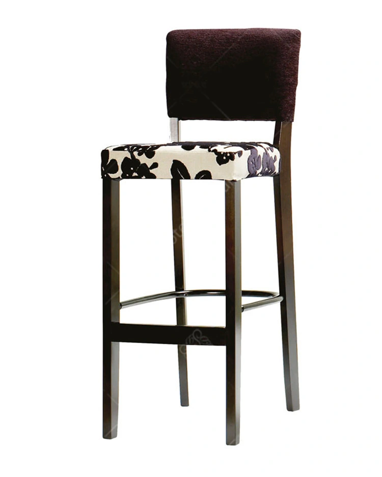 Latest Solid Wood Hotel Furniture Bar Stool Chair for Sale