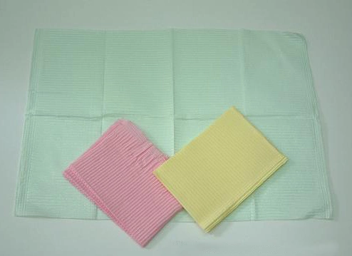 Dental Disposable Bibs Comfortable Waterproof Apron Medical Dental Bibs with Self-Adhesive