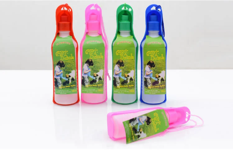 Pet Accessories Drinking Water Fountain Portable Pet Dog Travel Water Bottle