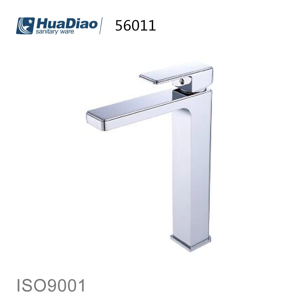 35mm Ceramic Shower Square Bathtub Faucet in Brass