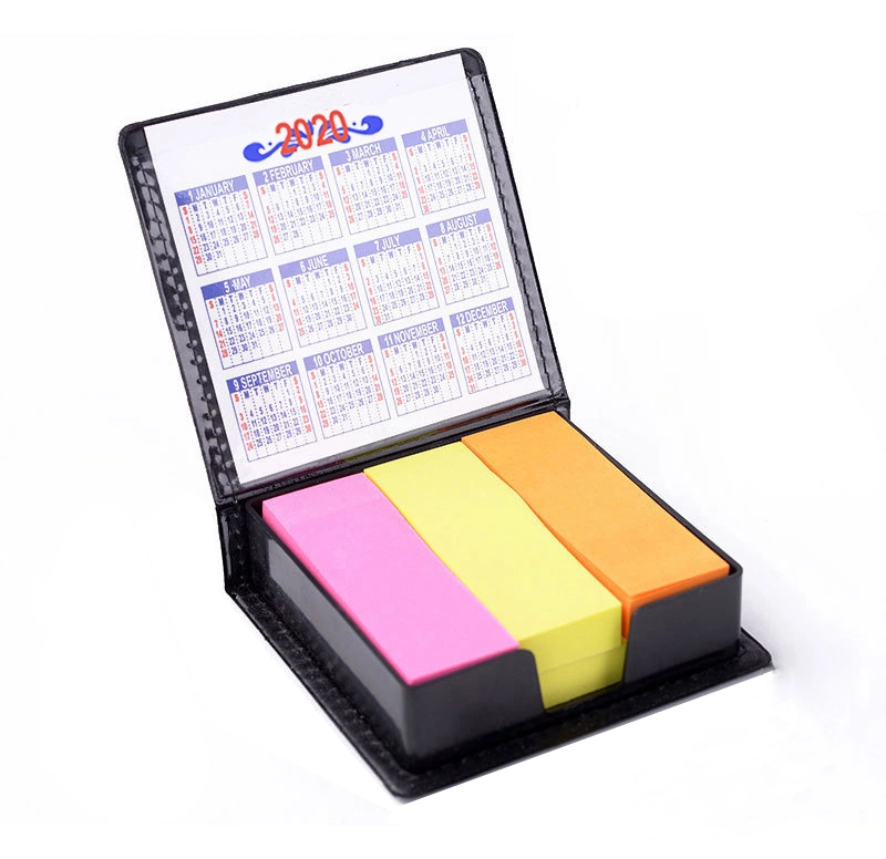 Memo Cube, Business Gift Memo Pad, High Quality Leather Cover Memo Pad, Sticky Notes Calendar Set, Promotional Memo Pad