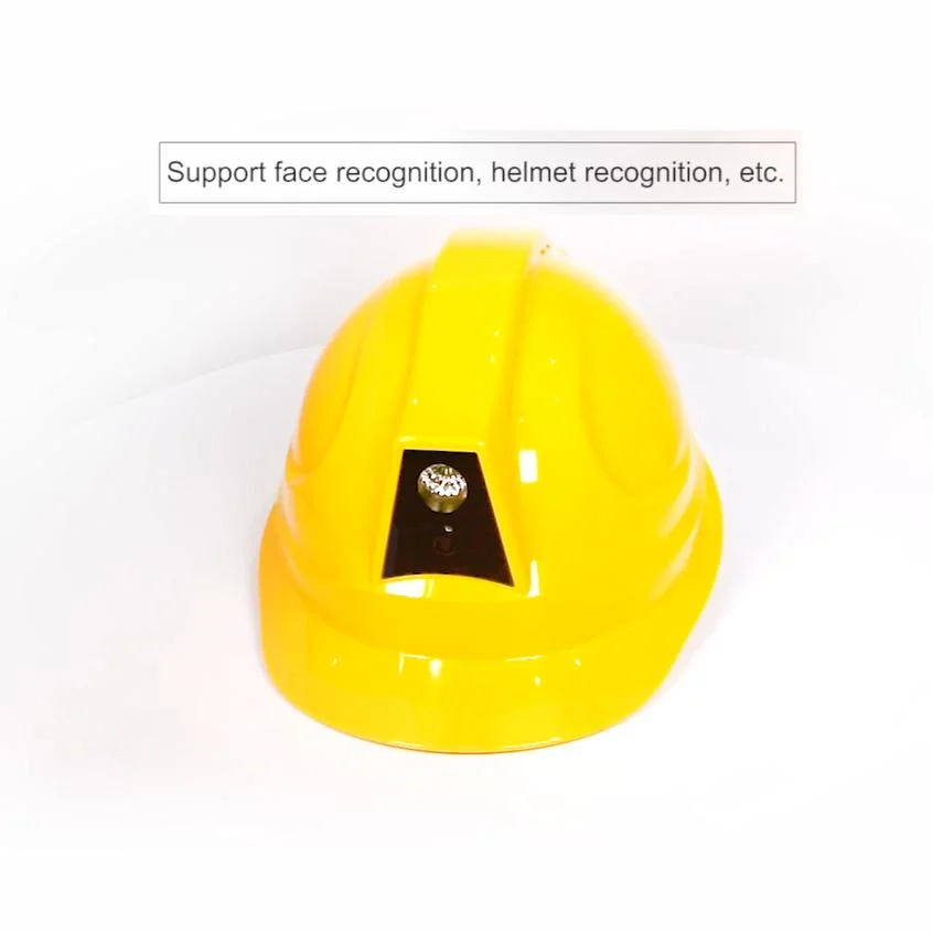 Worker Protective Hat Integrated Battery 1080P 4G Wireless Safety Helmet Camera