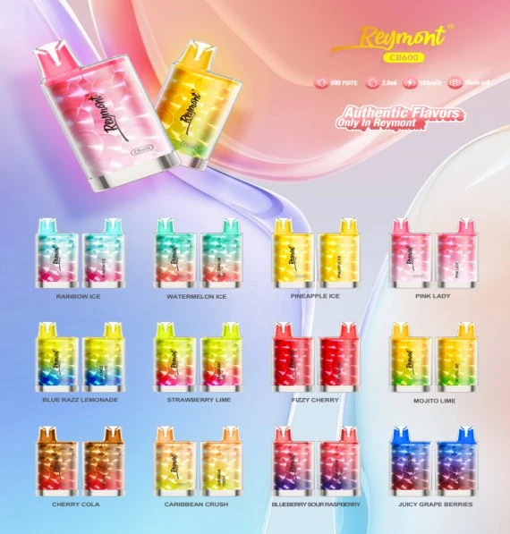 Rainbow /Melancia /Abacaxi Ice Mini Bar Portátil Vape descartáveis