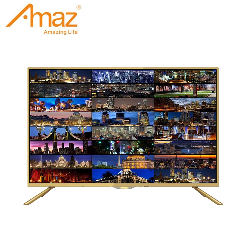 Amaz OEM wiederaufladbarer 55 Zoll FHD LED-Fernseher für den Heimgebrauch Smart TV