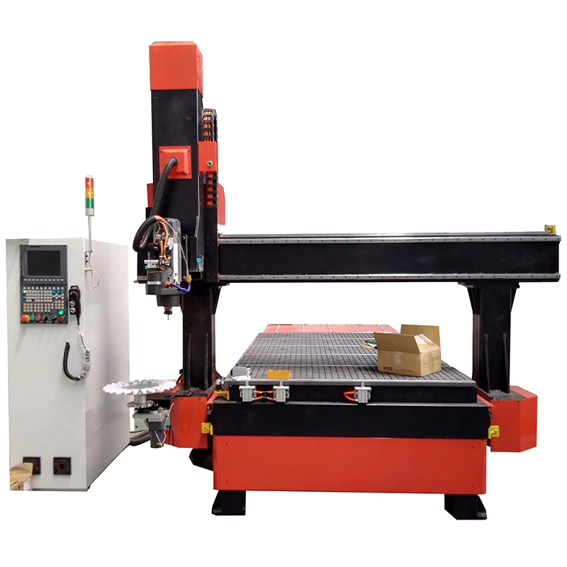 Cabezal giratorio 5 eje 180 grados CNC Router 1325 para Fabricación de moldes