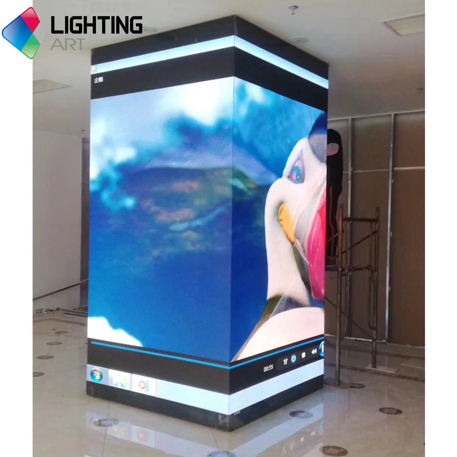 Outdoor Fix Installation P5 LED Display Screen Waterproof 960*960mm LED Cabinet Large LED Video Wall