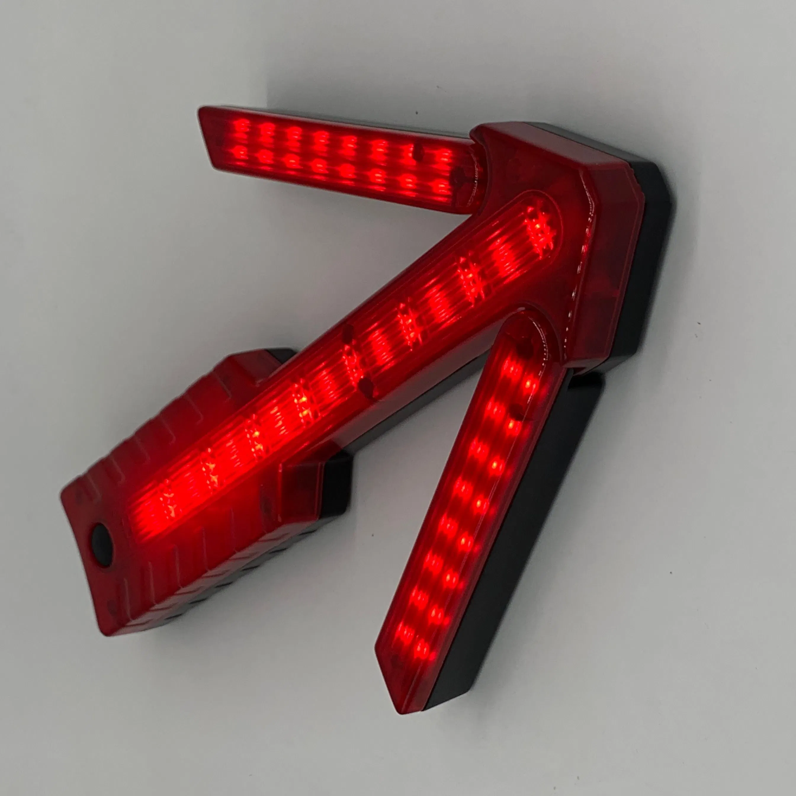 Folding Arrow LED Warning Lights with Strong Magnet and Holder Roadside LED Flashing Warning Traffic Safety Lamp Quality LED Signal Strobe Traffic Light