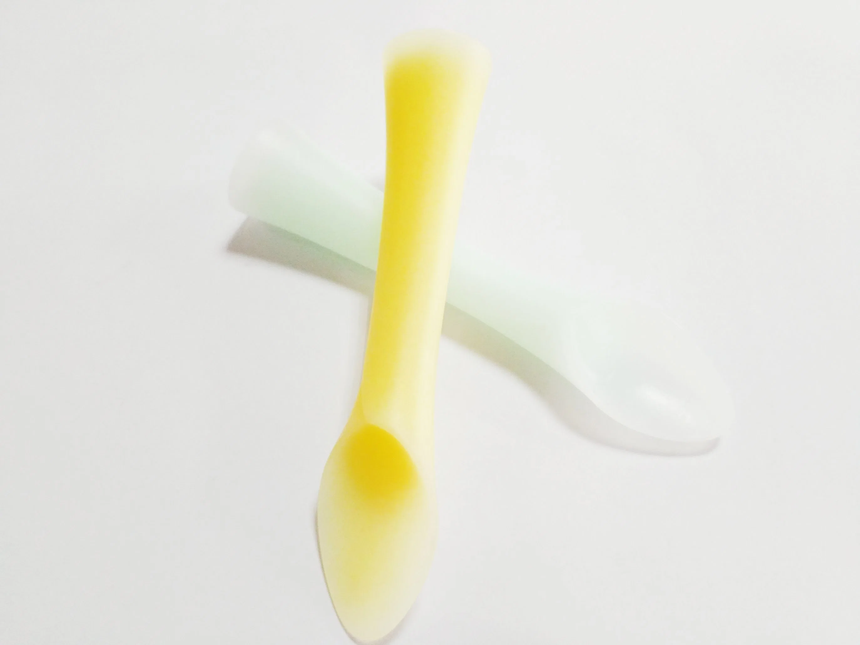 Baby Food Grade Silicone Spoon Baby Weaning Spoons Soup Spoon