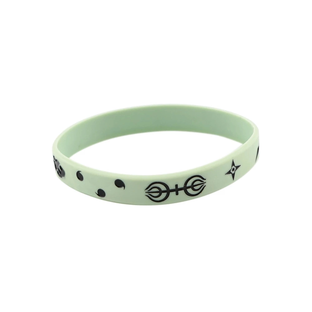 Hot Sale Fashion Design Naruto Anime Cartoon High quality/High cost performance  Personalized Custom Rubber Wristband