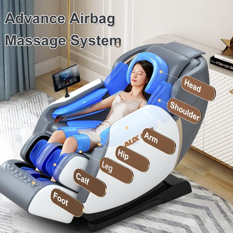 Fauteuil masajes pedicura automática de 4D Masajeador Sofá ajustable de pata de silla de masaje de cuerpo completo de la Gravedad Cero