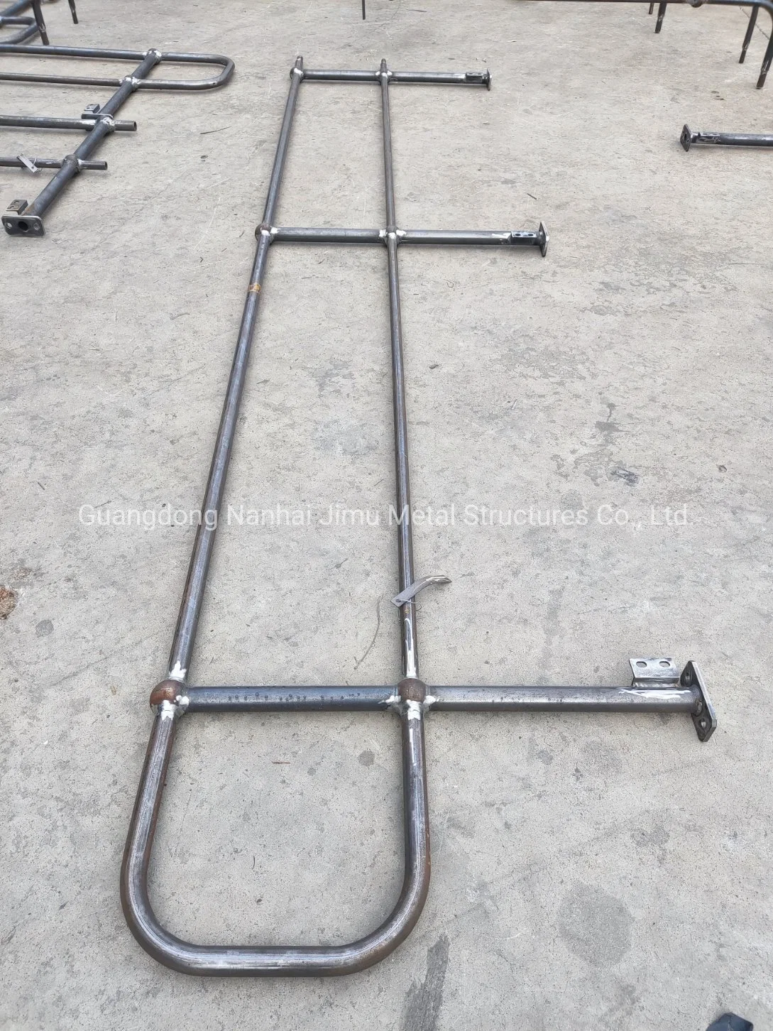 Jimu Pre-Fabricated Welded Ball Joint Ms Steel Handrail Panels