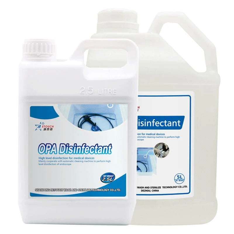 Instrumento Hospital desinfectante para instrumentos médicos Opa/S-Phthalaldehyde solución desinfectante