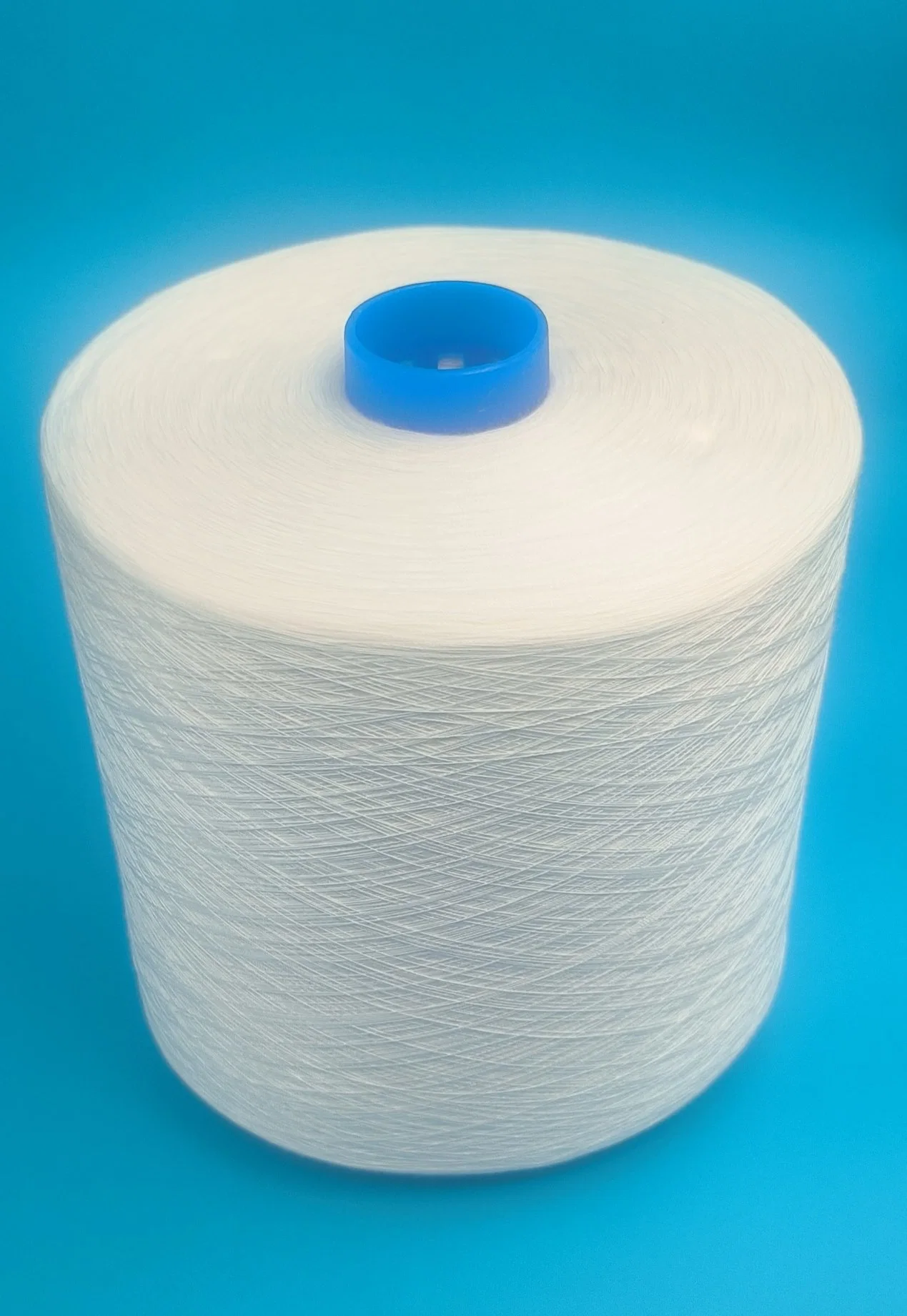 Low Price High quality/High cost performance  Optical White Spun Polyester Yarn on Plastic Cone