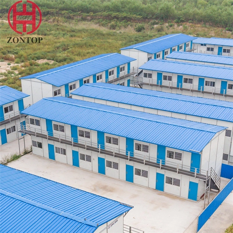 Customized Prefab Sandwich Panel Steel Modular Houses for Car Parking Prefab Garage Apartment in Philippines