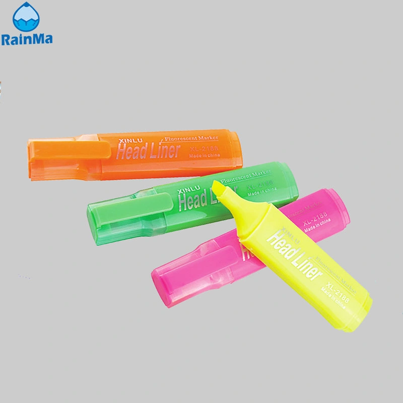 4mm Colors Highlighter Marker with Multicolour Environmental Easy to Carry Clip Small Shape